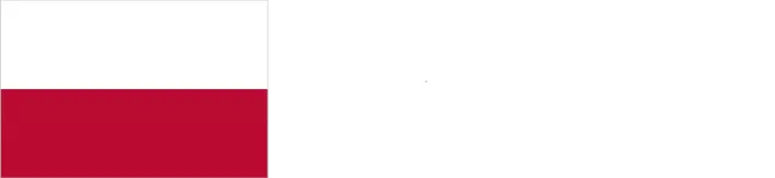 biało-czerwona flaga polska obok napis Rzeczpospolita Polska Logotyp